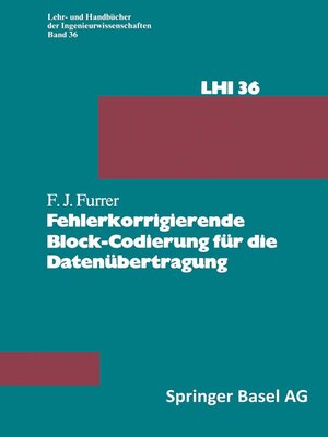 cover image of Fehlerkorrigierende Block-Codierung für die Datenübertragung